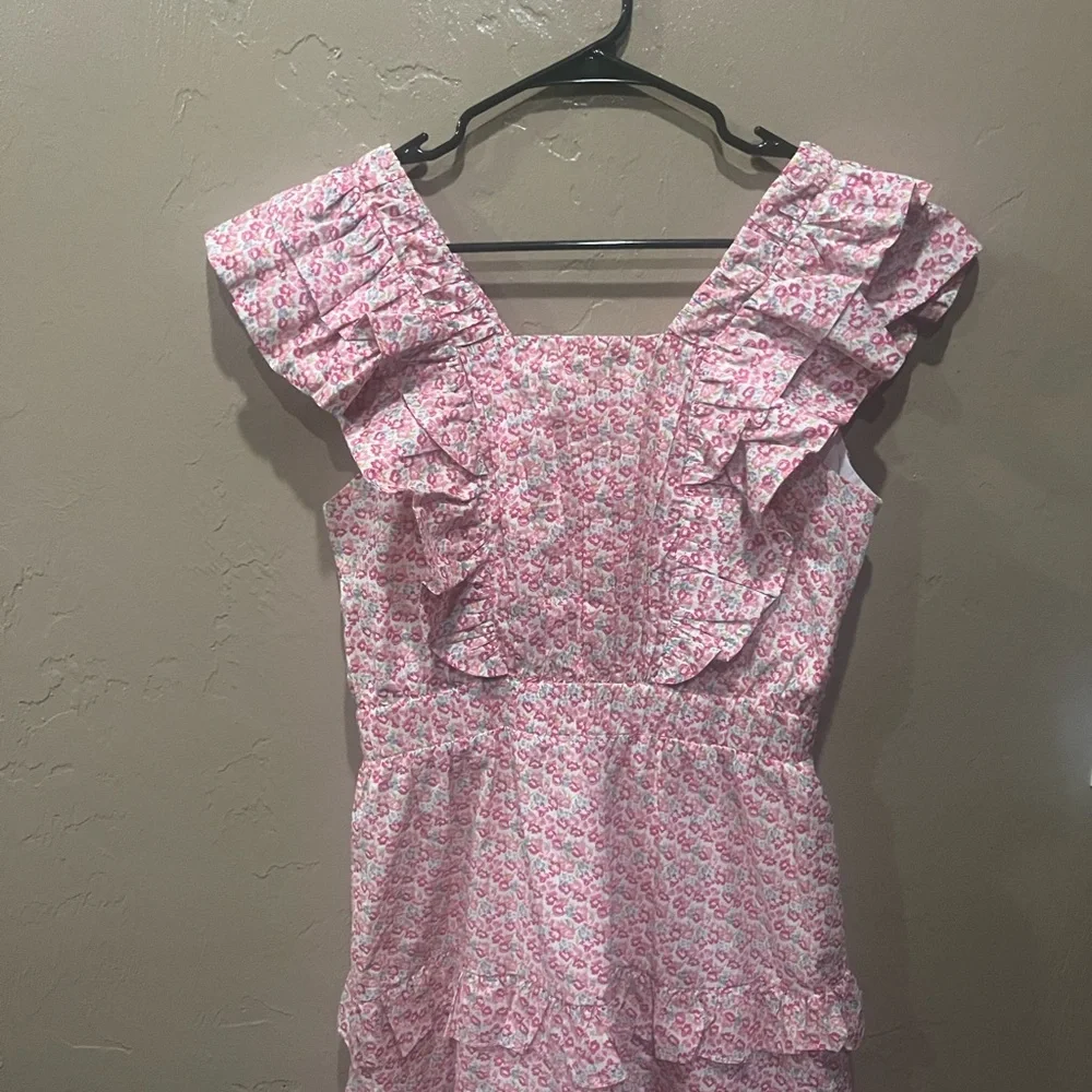 Hyacinth House Pink Ruffled Mini Dress - Picture 7 of 8